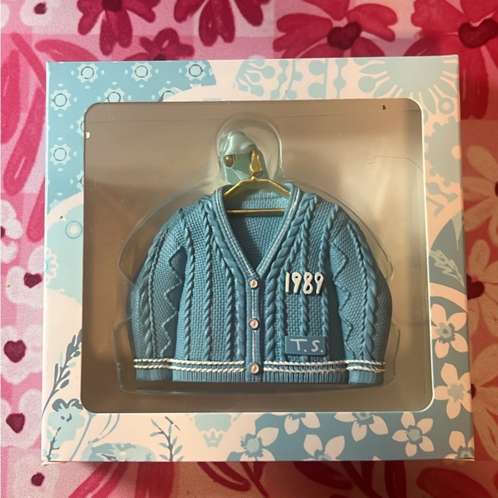 Taylor Swift 1989 Blue Cardigan Ornament